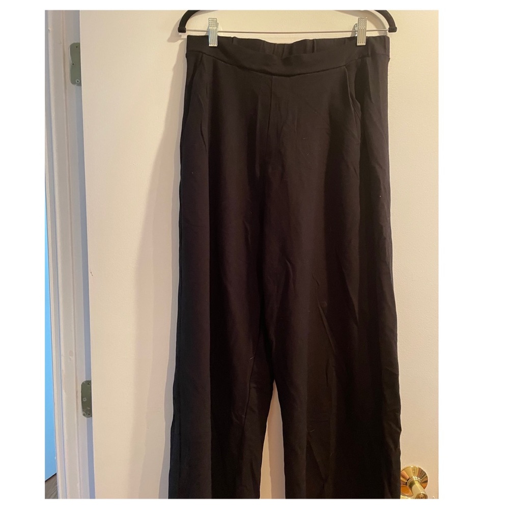 Black Banana Republic Wide-leg Pants